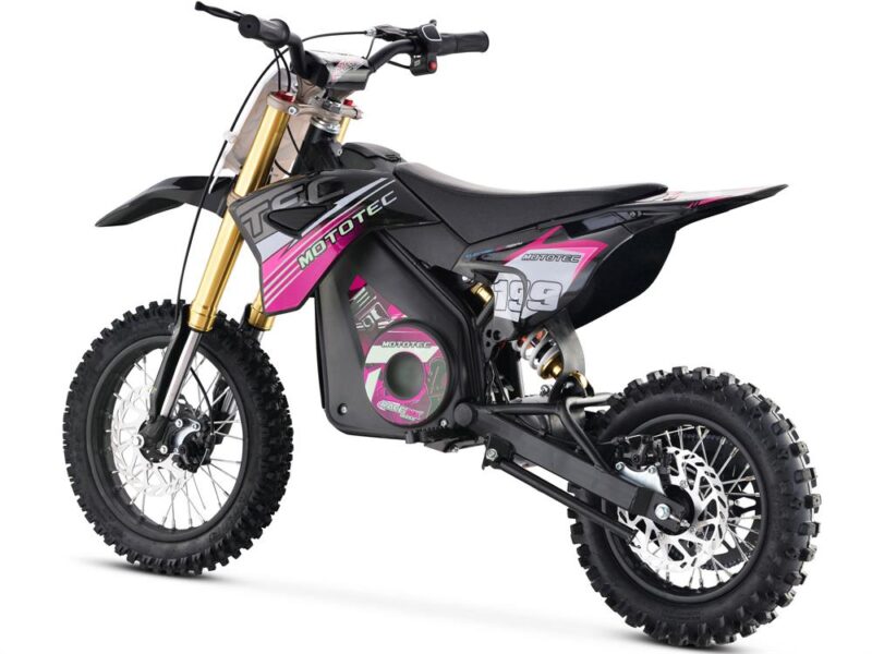 Bikehighway.com - MotoTec 36v 1000W Pro Electric Dirt Bike - Lithium - Pink