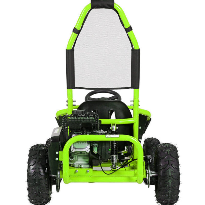 Bikehighway.com - MotoTec Mud Monster Kids 98cc Gas Go Kart Full Suspension - Green