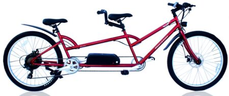 Bikehighway.com - Micargi Raiatea Tandem Electric Cruiser Bicycle - 7 Speed - 500W