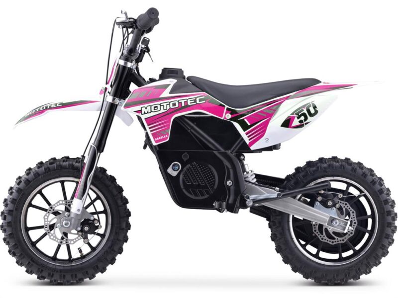 MotoTec 24v Electric Gazella Dirt Bike - Purple - 500w-3074749