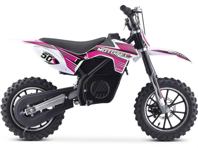 MotoTec 24v Electric Gazella Dirt Bike - Purple - 500w-3074747