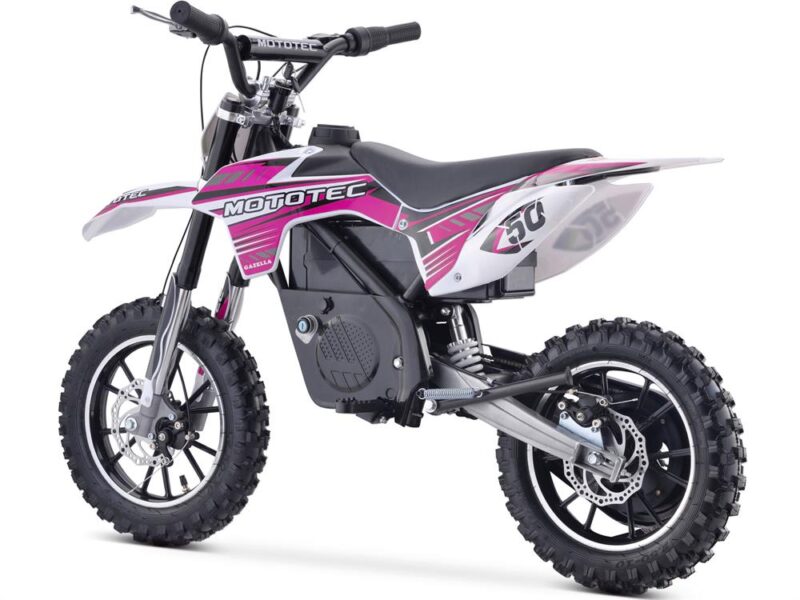 MotoTec 24v Electric Gazella Dirt Bike - Purple - 500w-3074748