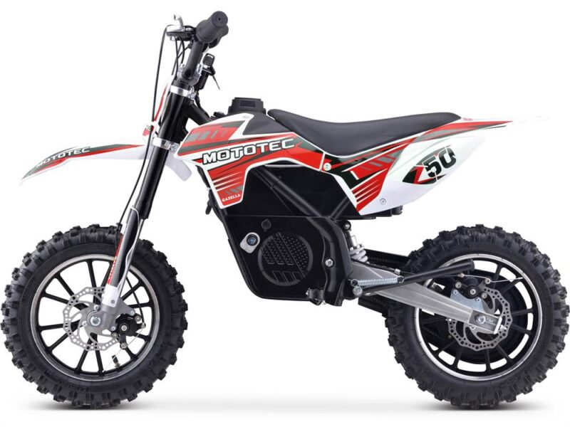 MotoTec 24v Electric Gazella Dirt Bike - Red - 500w-3074756