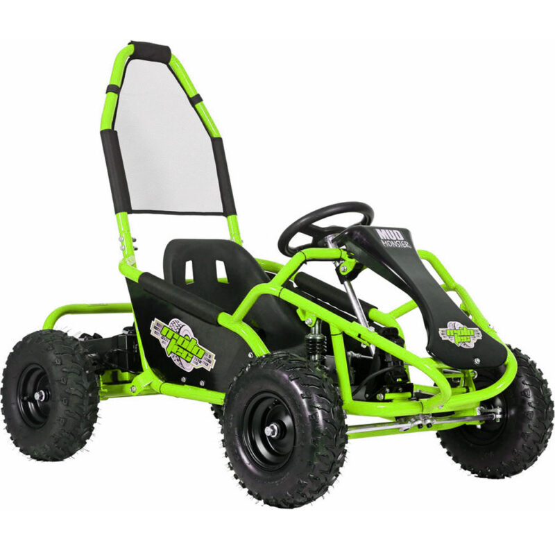 Bikehighway.com - MotoTec Mud Monster Kids Electric 48v 1000W Go Kart Full Suspension - Green