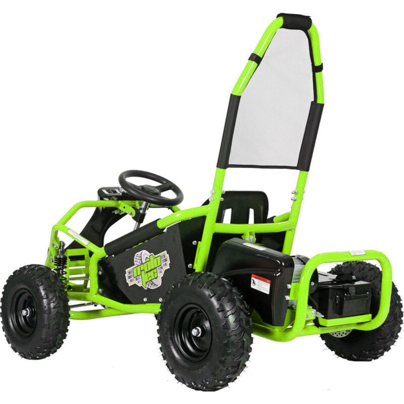 Bikehighway.com - MotoTec Mud Monster Kids Electric 48v 1000W Go Kart Full Suspension - Green