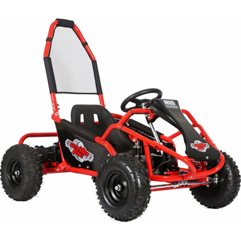 Bikehighway.com - MotoTec Mud Monster Kids Electric 48v 1000W Go Kart Full Suspension - Red