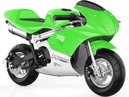 Bikehighway.com - MotoTec Phantom Gas Pocket Bike 49cc 2-Stroke Green