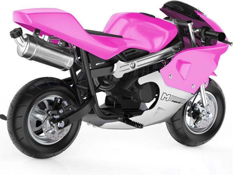 Bikehighway.com - MotoTec Phantom Gas Pocket Bike 49cc 2-Stroke Pink