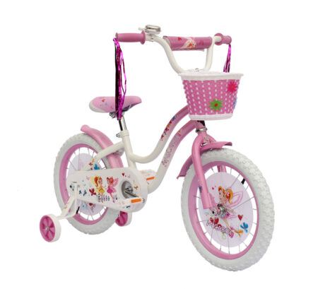 Bikehighway.com - Micargi Ellie 16" Girls Beach Cruiser Bicycle with Training Wheels