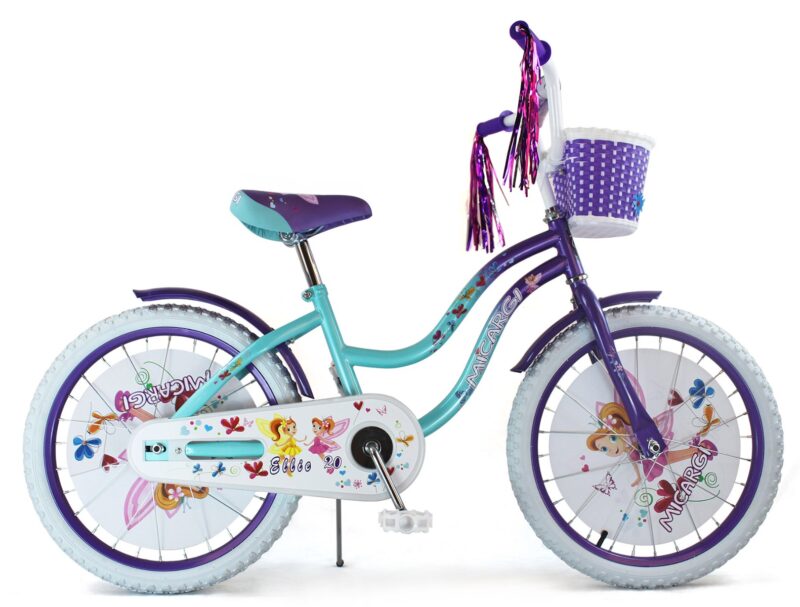 Bikehighway.com - Micargi Ellie 16" Girls Beach Cruiser Bicycle with Training Wheels