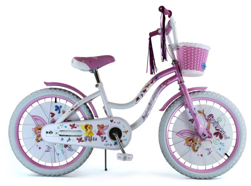 Bikehighway.com - Micargi Ellie 16" Girls Beach Cruiser Bicycle with Training Wheels