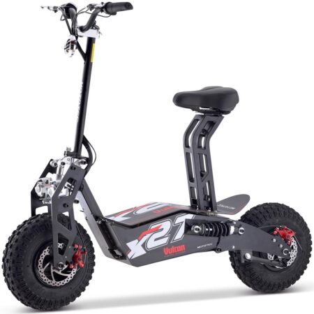 Bikehighway.com - MotoTec Vulcan 48v 1600w Electric Scooter Black