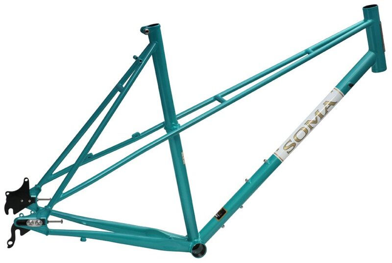 Soma Fabrications Buena Vista Mixte Road Frame & Fork Set - Disc Brake - Teal - 62CM-3077286