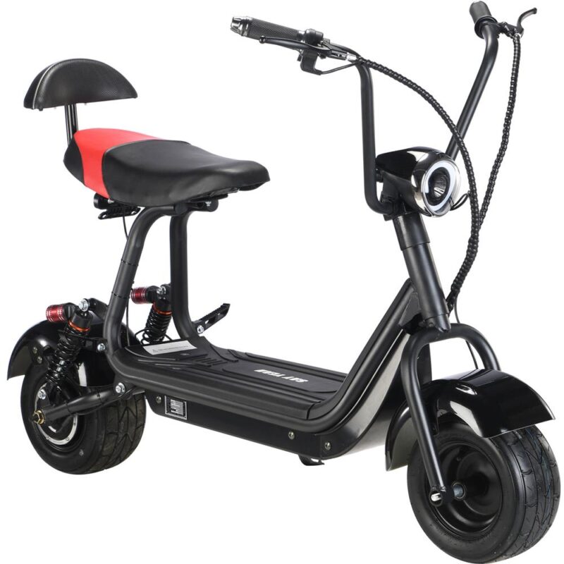 Bikehighway.com - MotoTec Mini Electric Fat Tire Scooter - 500W - Black