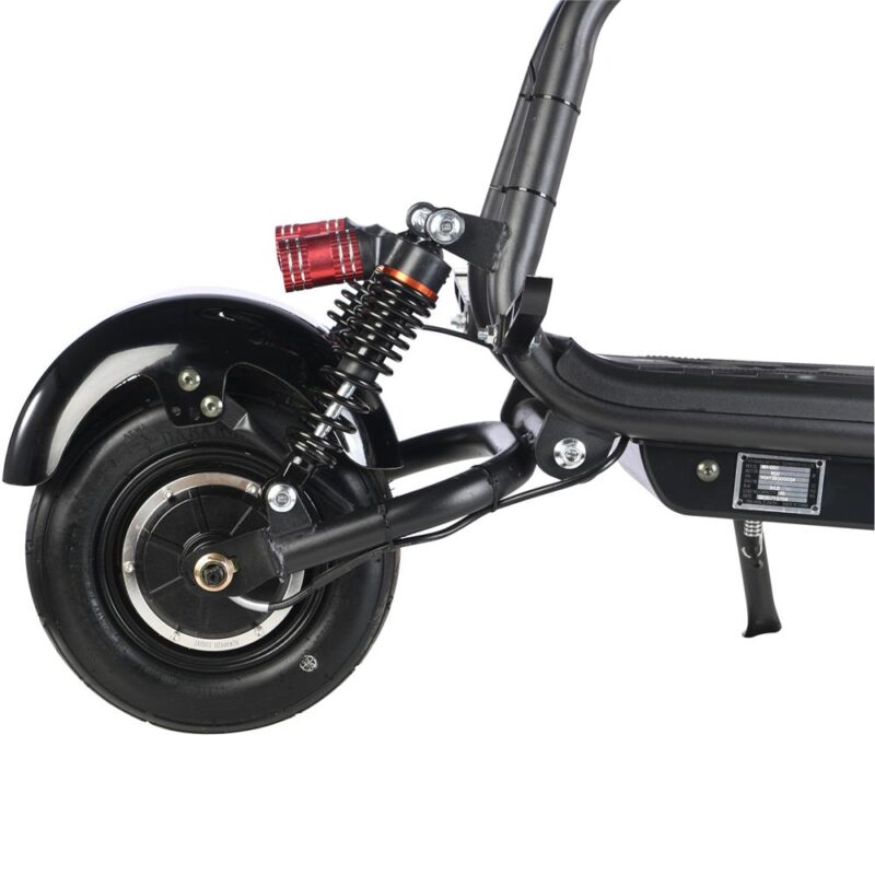 MotoTec Mini Electric Fat Tire Scooter - 500W - Black-3076908