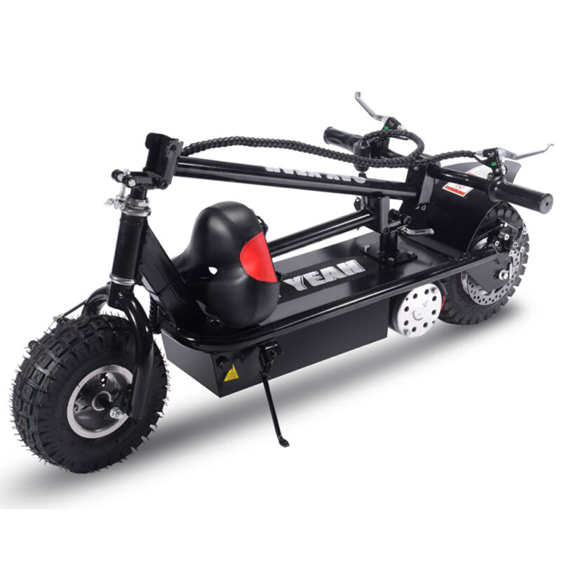 MotoTec Say Yeah 800w 36v Foldable Electric Scooter - Black-3076899