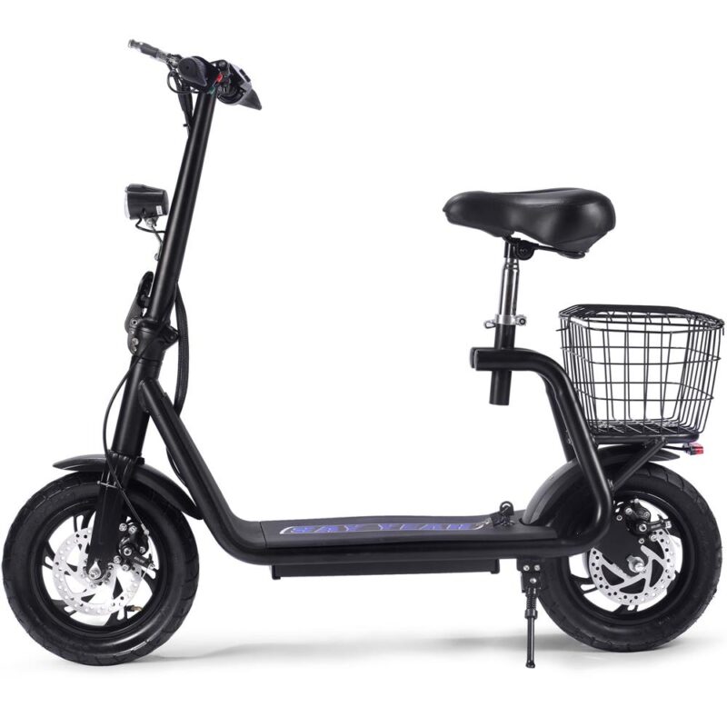 Bikehighway.com - MotoTec Metro 36v 350W Lithium Electric Folding Scooter - Black