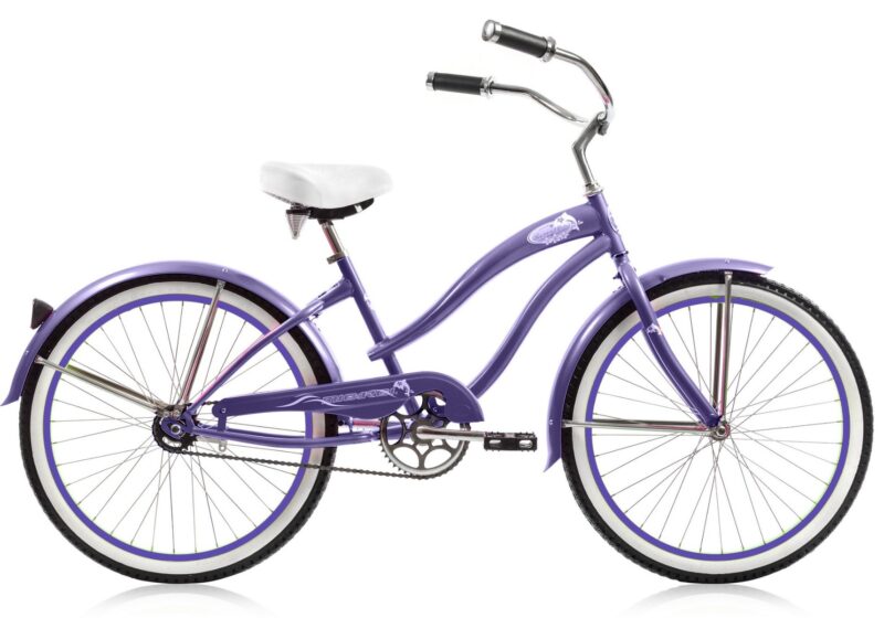 Bikehighway.com - Micargi Women's Rover Single Speed Beach Chopper Cruiser Bicycle - 24"