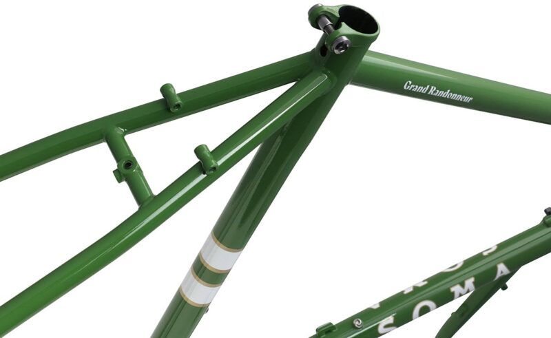 Soma Frameset Grand Randonneur Touring Road Disc Frameset - Moss Green-3078565