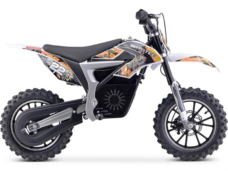 Bikehighway.com - MotoTec 36v 500w Demon Electric Dirt Bike - Orange