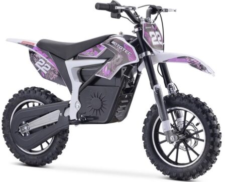 MotoTec 36v 500w Demon Electric Dirt Bike - Purple-0