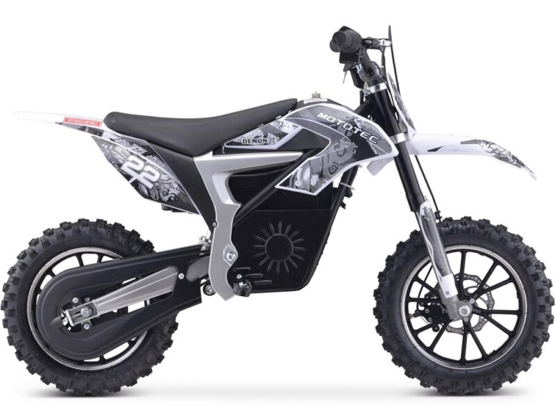 MotoTec 36v 500w Demon Electric Dirt Bike - Purple-3078853