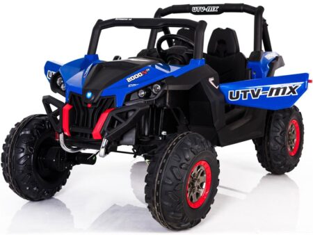 Bikehighway.com - Mini Moto UTV 4x4 12v Blue (2.4ghz Remote Control)