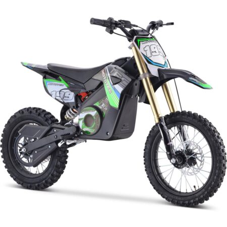 Bikehighway.com - MotoTec 48v Pro Electric Dirt Bike 1600w Lithium Green