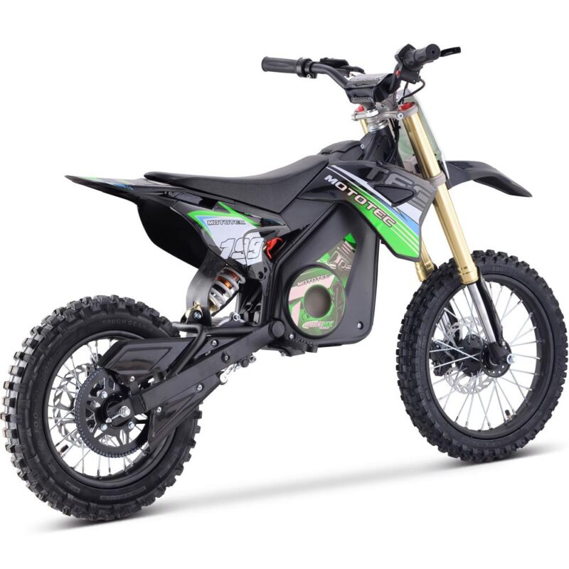 Bikehighway.com - MotoTec 48v Pro Electric Dirt Bike 1600w Lithium Green