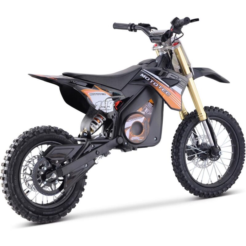 Bikehighway.com - MotoTec 48V Pro Electric Dirt Bike Lithium 1600W - Orange