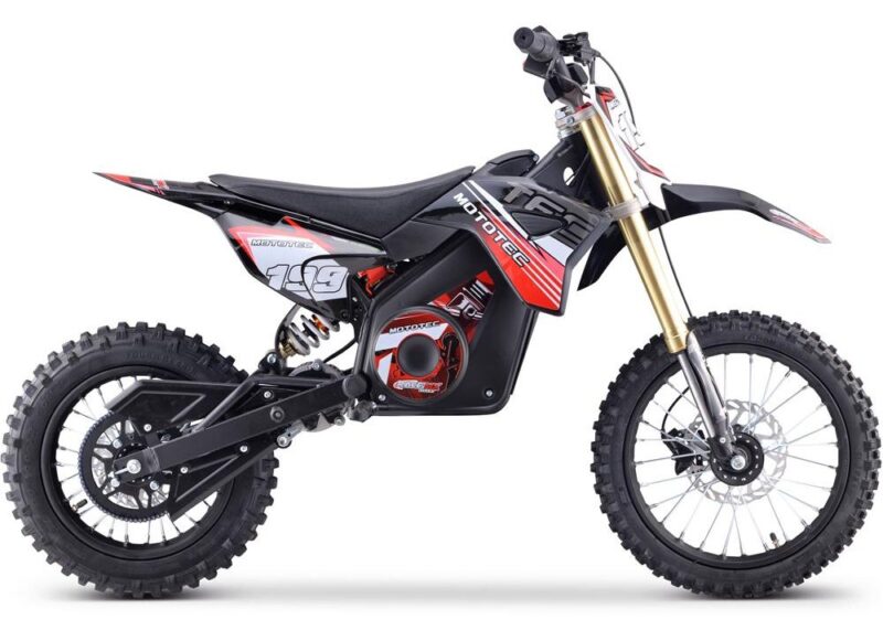 Bikehighway.com - MotoTec 48V Pro Electric Dirt Bike Lithium - 1500W - Red