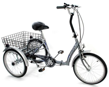 Bikehighway.com - Mission Space Genie 6 Speed Folding Teen / Adult Tricycle - 24"