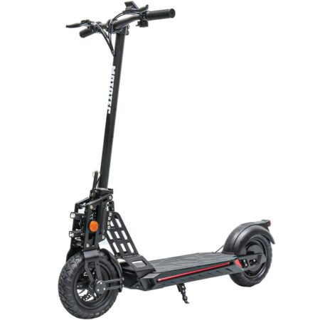 Bikehighway.com - MotoTec Free Ride 48v 600w Lithium Electric folding Suspension Scooter - Black