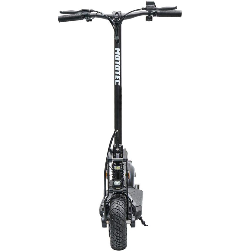 Bikehighway.com - MotoTec Free Ride 48v 600w Lithium Electric folding Suspension Scooter - Black