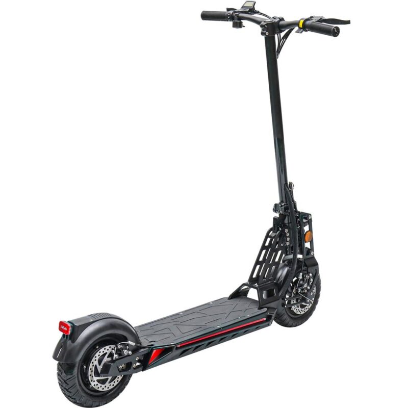 Bikehighway.com - MotoTec Free Ride 48v 600w Lithium Electric folding Suspension Scooter - Black