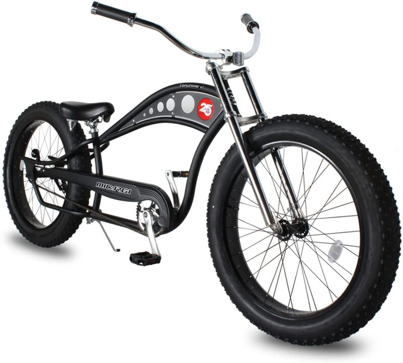 Bikehighway.com - Micargi Vancouver Chopper Stretch Beach Cruiser Bike