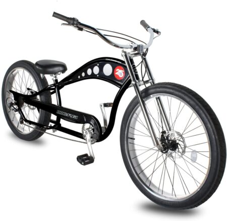 Bikehighway.com - Micargi Vancouver Chopper Stretch Beach Cruiser Bike - 7 Speed