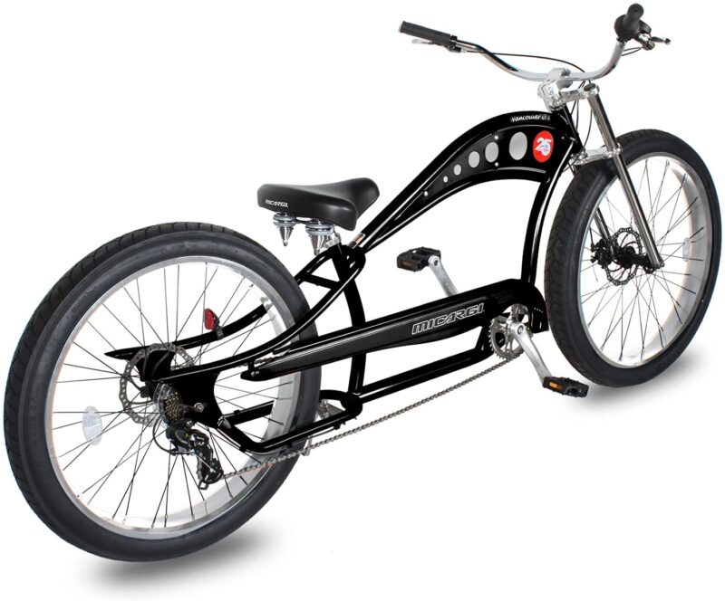 Micargi Vancouver Chopper Stretch Beach Cruiser Bike - 7 Speed-3079467