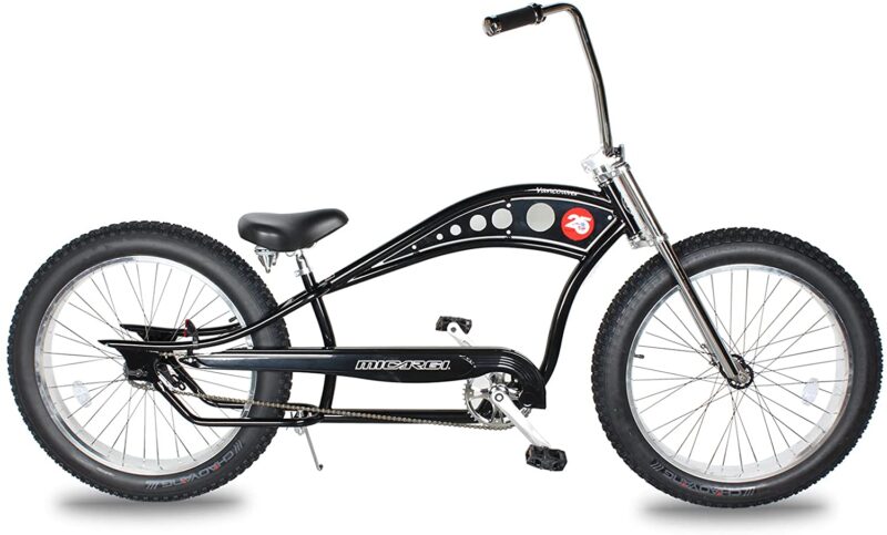 Bikehighway.com - Micargi Vancouver GT Chopper Stretch Beach Cruiser Bike