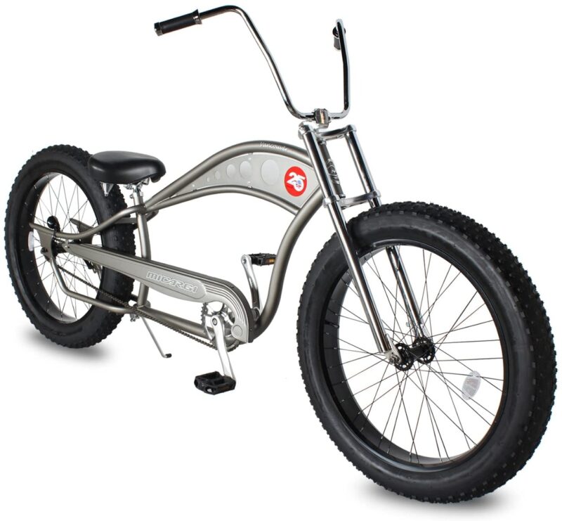 Bikehighway.com - Micargi Vancouver GT Chopper Stretch Beach Cruiser Bike