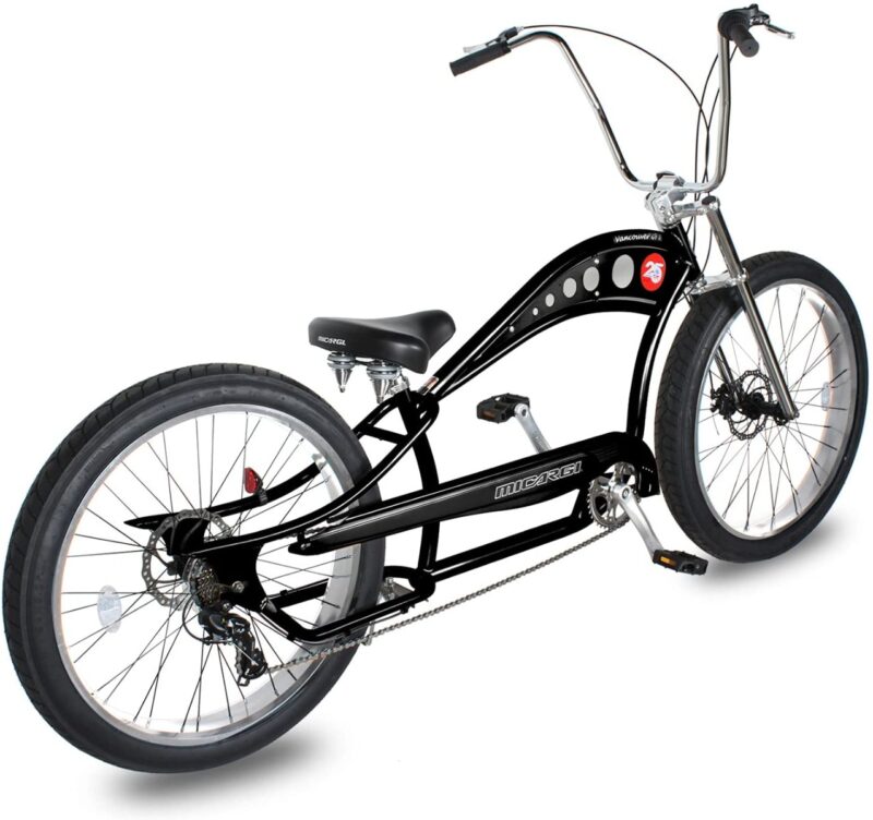 Micargi Vancouver GT Chopper Stretch Beach Cruiser Bike - 7 Speed-3079489