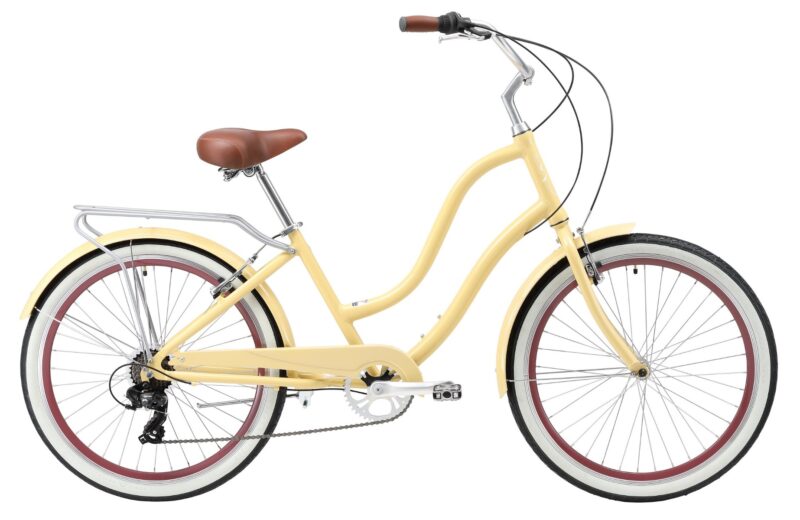 Bikehighway.com - XDS Hyna Women's Alloy Hybrid Beach Cruiser 7 Speed Bike