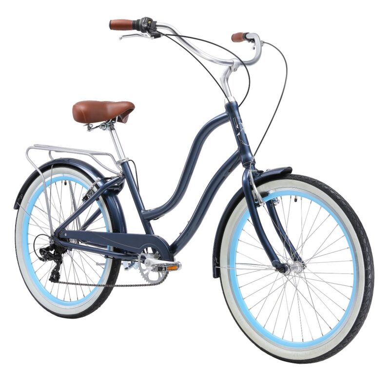 Bikehighway.com - XDS Hyna Women's Alloy Hybrid Beach Cruiser 7 Speed Bike