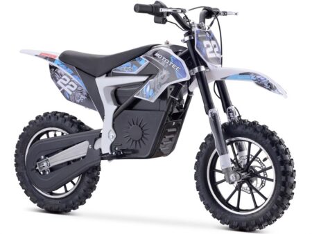 MotoTec 36v 500w Demon Electric Dirt Bike - Blue-0