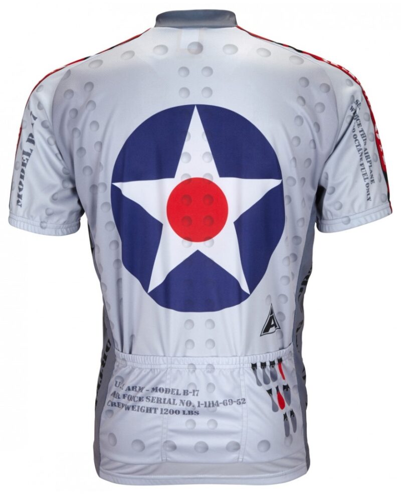 Bikehighway - B-17 Flying Fortress Cycling Jersey Back