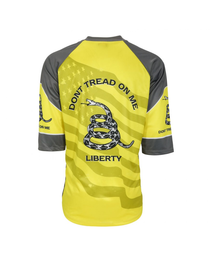 Bikehighway.com - Don't Tread On Me Mountain Bike Cycling Jersey Back