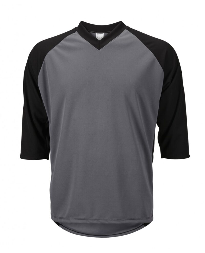 Bikehighway.com - Gray/Black Men's Mountain Bike Cycling Jersey