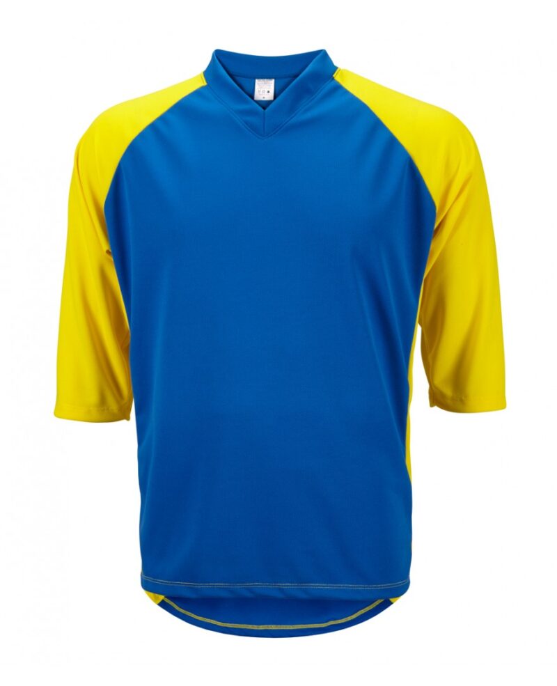 Bikehighway.com - Blue/Yellow Men's Mountain Bike Cycling Jersey