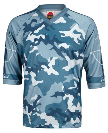 Bikehighway.com - Outlaw Blue Camo Mountain Bike Cycling Jersey