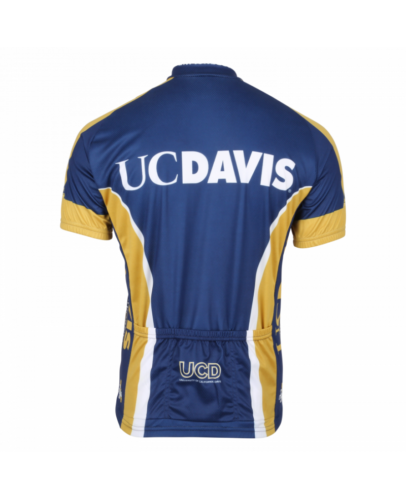 Bikehighway.com - UC Davis Pride Men's Cycling Jersey Back